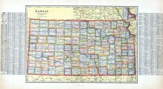 Kansas State Map, Morris County 1923
